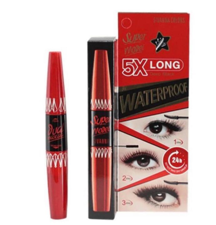 Sivanna Waterproof Mascara 3 Steps 5x long *Made in Thailand 100% Authentic *Bloggers’ Choice
