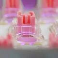 [Cozy.keyboard] TTC gold pink linear switch is very light, only 37g.. 