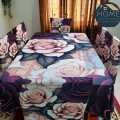 3D Print Premium Dining Table Cloth & Chair Cover Set 7 in 1 From Arshi Super Shop. 