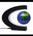 Magnetic Levitation 3D Printing Globe Creative Gift Ornaments 3 Inch C-Shaped Magnetic Field Suspension Technology Ornaments. 