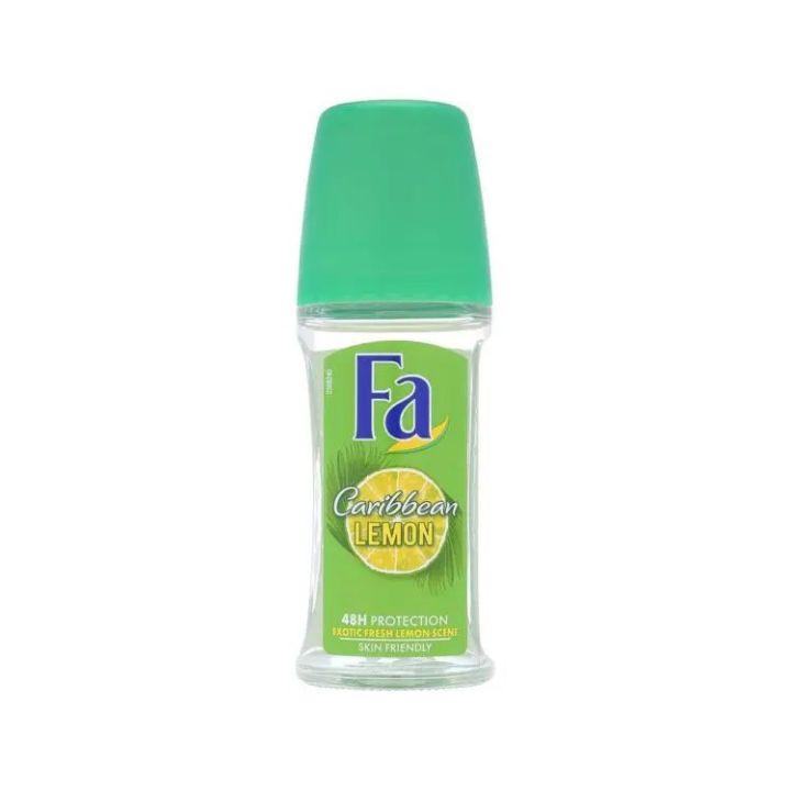 FA Caribbean Lemon Exotic Deodorant Roll-On - 50ml