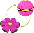 Frispee Ball UFO Magic Ball | Portable Glowing Flying Toys Creative Fly Saucer Stomp Magic Balls | Decompression Flying Flat Throw Disc Balls Toy for Childrens Outdoor Sports Kids Gift. 