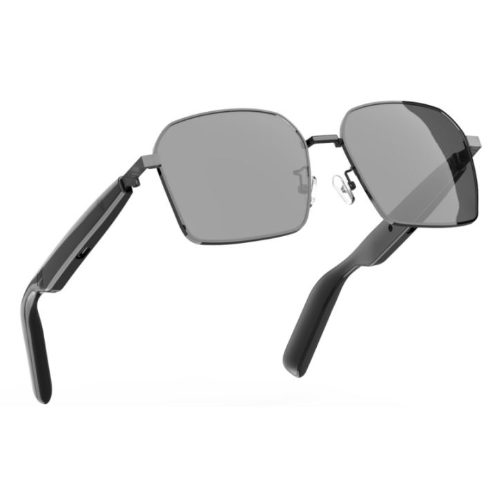 SG12 Pro Business Smart Glasses Bluetooth Calling, TWS Anti-UV, Clear Lens Anti-Blue Light, Sleek Design