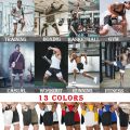 IPPO Anime Gym Shorts Men Boxing Gothic Manga 2 in 1 Compression Performance Shorts Quick Dry Athletics Short Pants Summer.