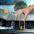 Car Air Freshener Fixed on Car AC Vent Tasotti Concept Black Gold Fragrance. 