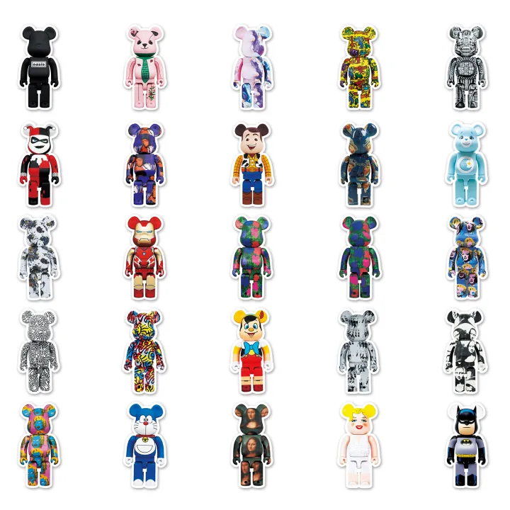 50%20Piece%20Bearbrick%20Stickers%20Waterproof%20DIY%20For%20Phones%20Laptop%20Car%20Sticker%20Creative%20Home%20Decal%20-%20Image%202