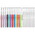 KRABALL Crochet Knitting Hooks Set Needle DIY Handmade Sewing Knit Tool Accessories Set for Sweater DIY Craft Scarf Weaving. 