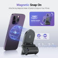 JJC Magnetic Phone Camera Grip Handle Selfie Bracket with Wireless Shutter Remote with 1/4” Tripod Screw for iPhone 17 16 15 14. 