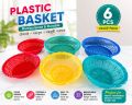 Plastic Vegatable /Fruits Holding Basket 6Pis Combo Package.