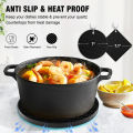 Silicone Mats 4 Heat Resistant Pot Holder Non-Slip Hot Pads Kitchen Potholders Hot Dishers Food Grade Silicone BPA Free. 