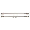 Steel 68-229mm Cut to Length Driveshaft Universal Joint Drive Shaft for 1/10 RC Crawler LCG Rigs Sportys Scalers Capra SCX10 Pro.
