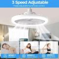 Modern Ceiling Fan Light Bedroom Invisible Ceiling Fan Light Fan Integrated Light Indoor Decoration Lighting Air Supply. 