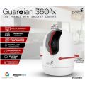 Pollo 3MP Indoor Guardian 360°x Smart Wi-Fi PTZ Security Camera IR Night Vision with 2-Way Audio and Human Tracking. 