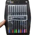 Pentonic Ball pen Multicoloured 1.0 Mm 10 Pcs Set. 