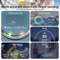 2024 COLMI R10 Smart Ring Men Women, Smartring With Charging Case, Health and Sleep Monitor, 5ATM Waterproof For  Phone. 