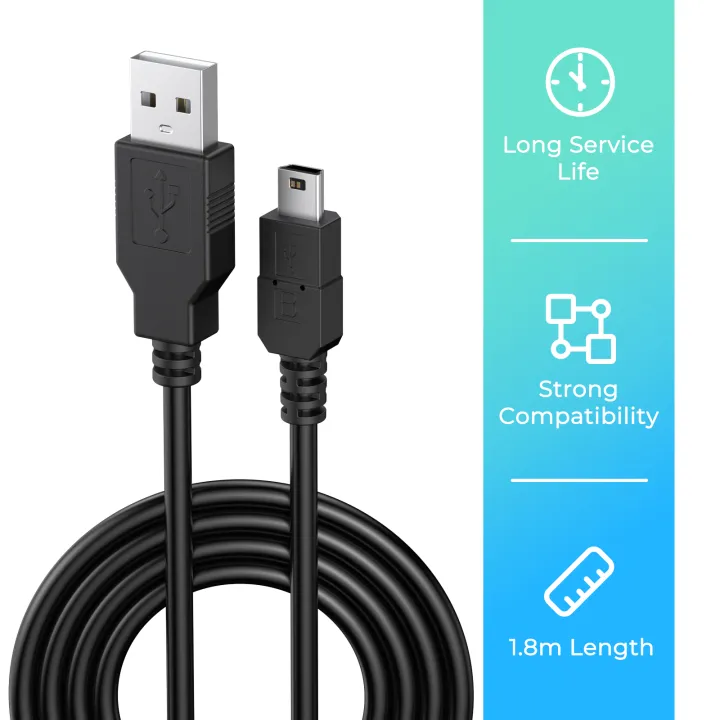 1.8m/1m%20USB%20Charging%20Cable%20For%20PS3%20Controller/Camera///TI-84%20Charger%20Cord%20For%20%20Playstation%203%20Controller%20Chargers%20-%20Image%206