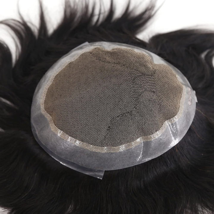 Australia Base Men Toupee 100% Human Hair Capillary Prosthesis Male ...