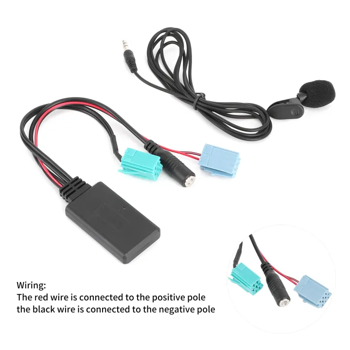 6Pin%20%20%20Cable%20Car%20Stereo%20AUX%E2%80%91IN%20Adapter%20with%20Microphone%20Fit%20for%20Clio/Espace/Megane%20-%20Image%202