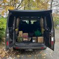 Van Rear Door Awning Sunshade, Waterproof Car Tailgate Tent Cover, Universal RV Back Door Shelter.