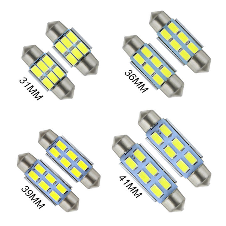 4x%20for%20VW%20Bora%20Caddy%20Golf%20III%20V%20Jetta%20NUMBER%20PLATE%20LIGHT%20LED%2039mm%20c5w%20for%20Samsung%206-SMD%20Error%20Free%20%20White%20and%20Crystal%20Blue%20-%20Image%204