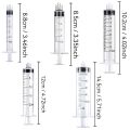 2/5pcs Luer Lock Syringes 3ml 5ml 10ml 20ml 30ml 50ml 100ml Plastic Syringe Hydroponics Nutrient Syringe Tools Sampler. 