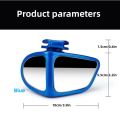 1Pair360Degree HD Car Blind Spot Mirror Rotatable Adjustable Wide Angle Exterior Automobile Rear View Mirror Parking Mirrorb. 