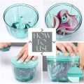 Manual Food Processor Vegetable Chopper. 