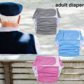 Reusable Adult Diapers, Large Size, Washable Cloth Diaper for Patients, Elderly Men and Women, Incontinence Pants, 1 Pc. 