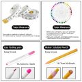 5/9Pcs Set Tshirt Ruler Guide Vinyl Alignment, Shirt Measurement Tool Placement Center Desgins Dtf Template Left Chest Logo Pock. 