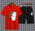 summer tracksuit for mens/ track suits for mens/2 quarter shorts for mens and tshirts. 