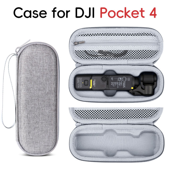 For  OSMO Pocket 4 Hard Shell Storage Bag Shockproof Protective Case Portable Travel Carrying Camera Organizer Accessory