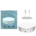 2026 New Rotating Display Stand 360-Degree Motorized Spinner Turntable with USB Power Cable for Photography Products and Shows. 