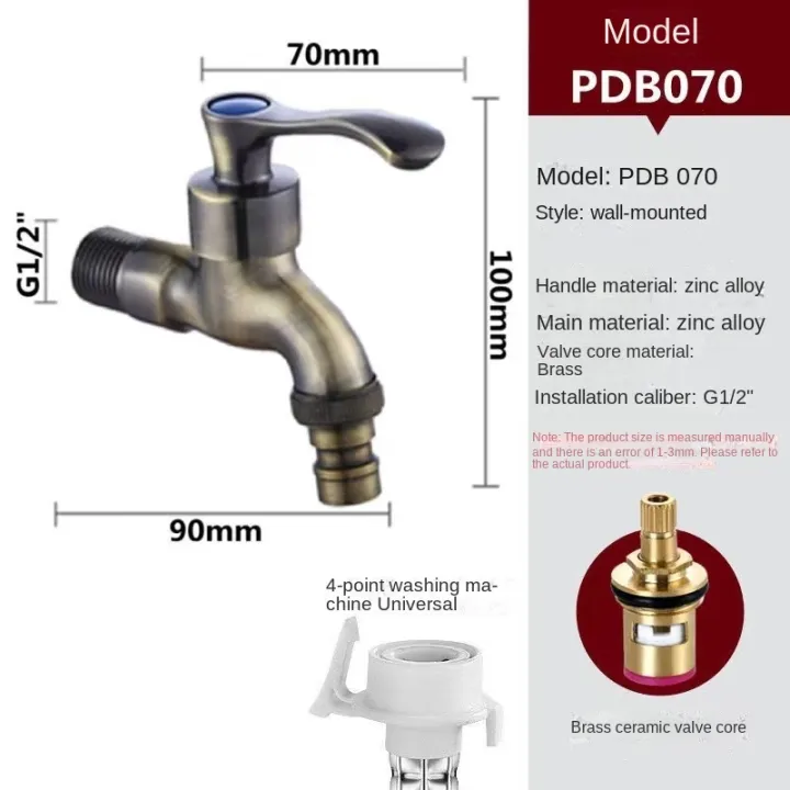Anituqe%20Bronze%20Washing%20Machine%20Crane%20Decorative%20Outdoor%20Faucet%20,%20Vintage%20Garden%20Bibcock%20Tap%20Wall%20Mounted%20Mop%20Faucet%20Brass%20WF%20-%20Image%203