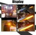 2PCS Universal LED Motorcycle Turn Signal Light 12v IP68 Waterproof Amber Flasher Indicator Blinker Rear Lights Lamp Accessories. 