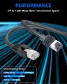 Ethernet Cable for Starlink Mini Kit, Starlink Cable to RJ45 Replacement Cable for StarLink Mini Dish Portable & 1200Mbps High. 