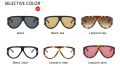 【Popular】Brand Oversized Pilot Glasses Frames Men Women Fashion Big Frame Transparent Computer Glasse Vintage Luxury Designer  sunglasses. 