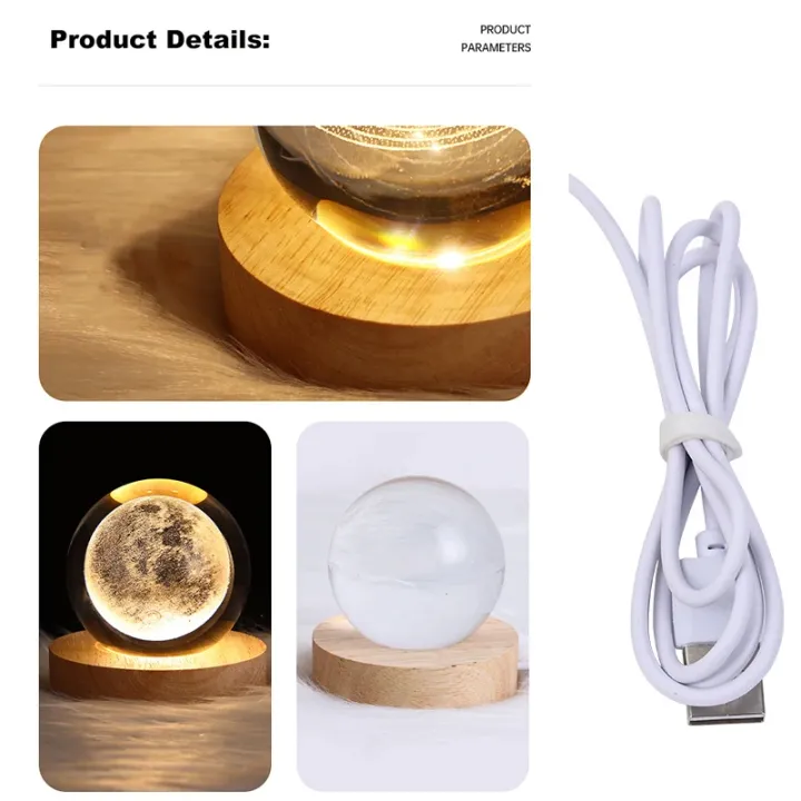 6/8cm%203D%20Crystal%20Ball%20Glass%20Planet%20LED%20Warm%20Night%20Light%20Laser%20Engraved%20Solar%20System%20Globe%20Universe%20Birthday%20Gift%20Wooden%20Base%20-%20Image%206