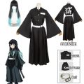 Anime Kimetsu No Yaiba Tokitou Muichirou Cosplay Kostuums Kisatsutai Uniform Pruik Halloween Kostuum Volwassen Kids. 