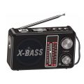 WAXIBA MULTIFUNCTION WIRELESS RADIO AM/FM/SW 3 BAND RADIO XB-891BT. 
