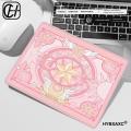 Magic Circle Mouse Pad XS Small Glass Mousepad For PC Gamer Desktop Decoration Office Mouse Mat Creative Pink Anime Desktop Pad. 