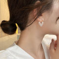 Light Luxury Unique New Design Love lmitation Pearl Earrings Heart Hoop Earring for Women Wedding Prom Metaljewelry Fashion Jewe. 
