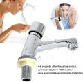 Public Ktchen Bathroom Time Delay Faucet Chrome Plated Self Closing Water Saving Faucets Basin Sink Taps Bathroom Faucet. 