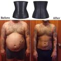 Latex Corset for Man Waist Trainer Body Shaper Slimming Workout Fitness Girdles Bodysuit Belly Control Shaperwear Fajas.