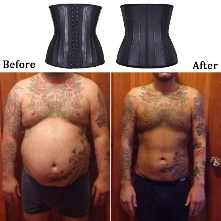 Latex%20Corset%20for%20Man%20Waist%20Trainer%20Body%20Shaper%20Slimming%20Workout%20Fitness%20Girdles%20Bodysuit%20Belly%20Control%20Shaperwear%20Fajas%20-%20Image%204