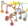 1Pcs Baby Silicone Teether Ring BPA Free Rattles Bracelet Food Grade Newborn Baby Accessories Cartoon Silicone Teething Toys. 