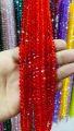 85 pieces 6mm crystal glass beads (washable) usein jewelery bracelets and clothing etc.. 