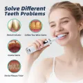 Ultrasonic Dental Scaler Tartar Remover 5 modes with LED Light Household Teeth Cleaning Tools Dental Cleaner Oral Care.