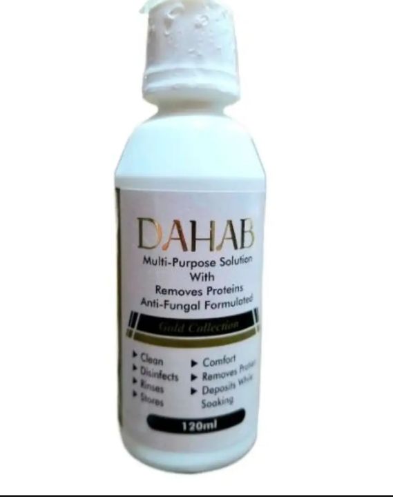 Solution 120ml for All clear & Color Contact Lenses