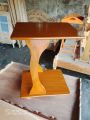 wooden tea and coffee table. 