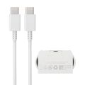 Original Samsung Type C To Usb C PD Cable 25w Super Fast Charging 35w, 45w , 65w,  5A For Galaxy S23 S22 S21 S20 Note20 Tab S8 A53 5G A54 A34. 
